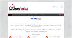 Desktop Screenshot of lecturaveloz.cl